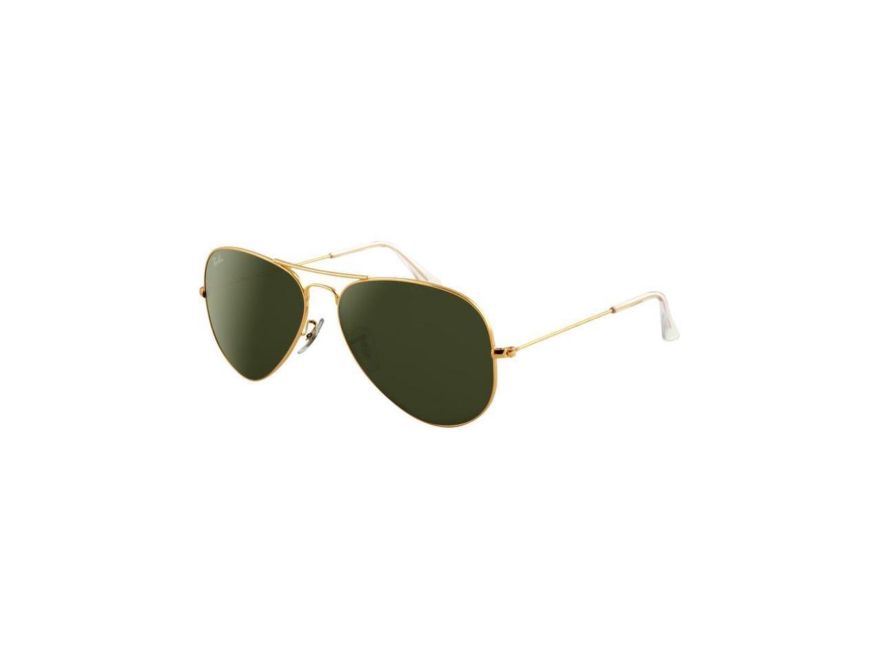 Ray Ban Aviator Classic Sunglasses 55mm Gold Frame Newegg Com