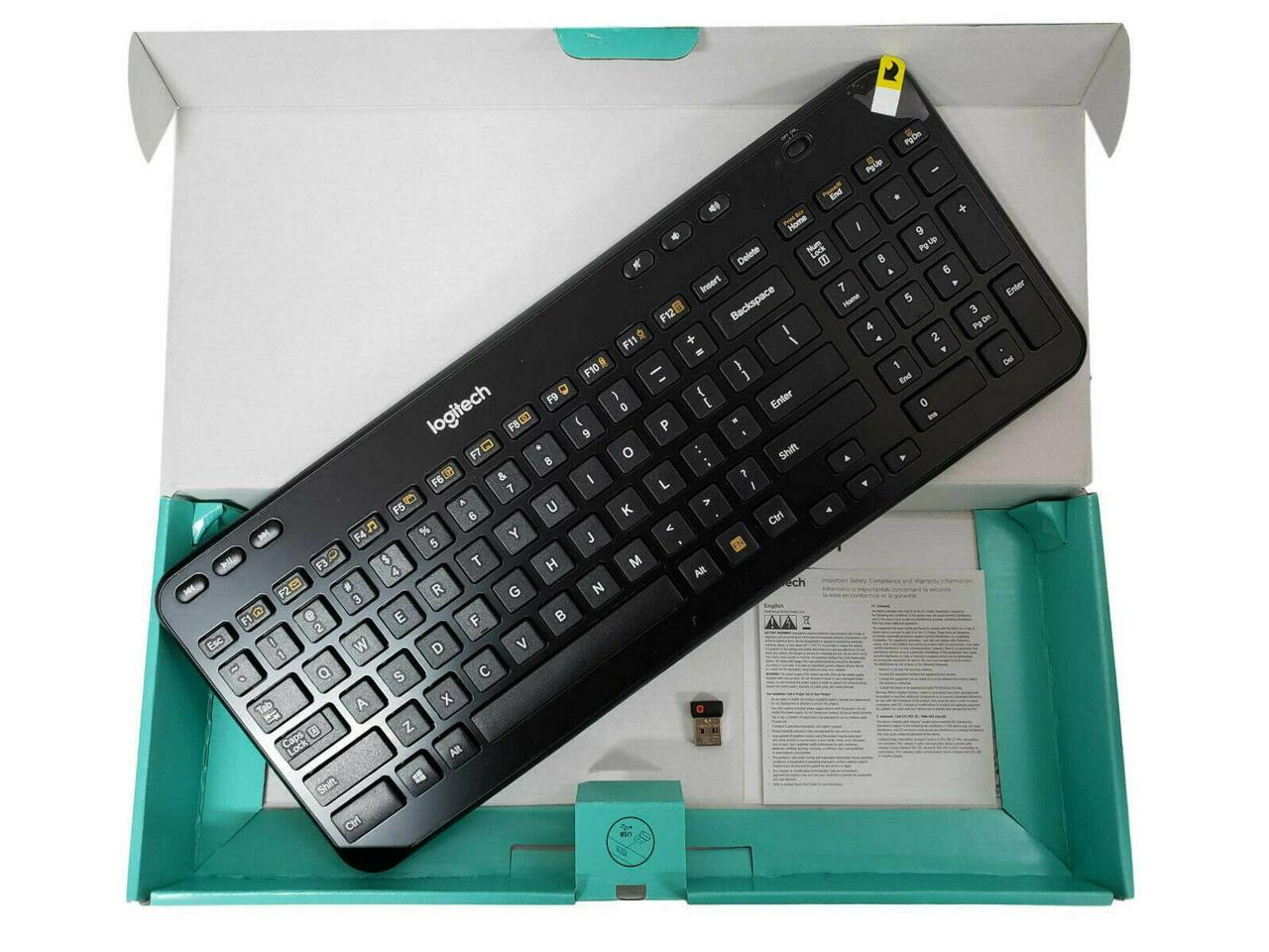 Logitech wireless keyboard k360 920 003095 black usb обзор