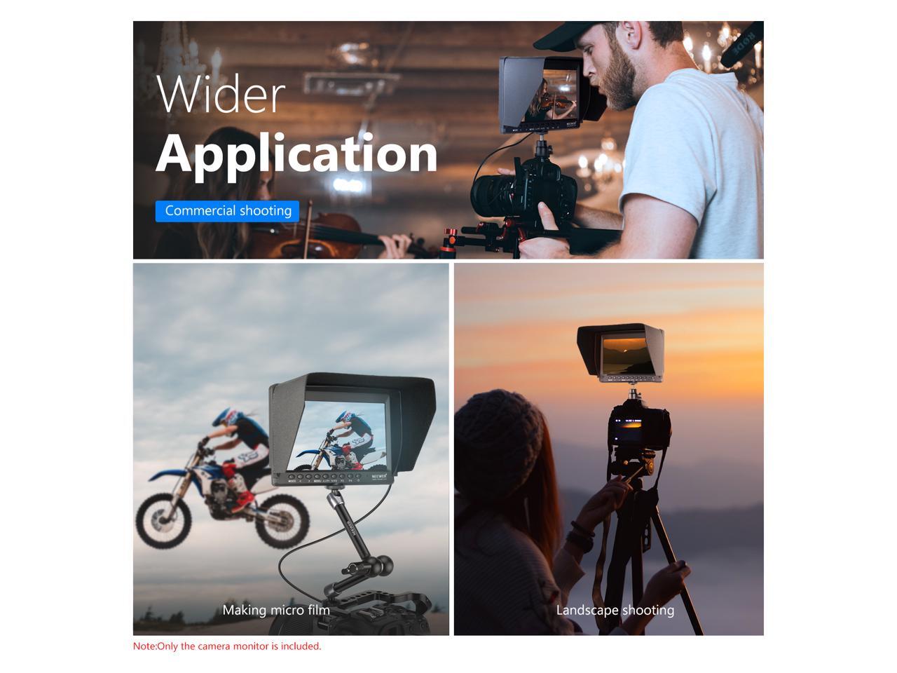 Neewer F100 7 Inch Camera Field Monitor Hd Video Assist Slim Ips 1280x800 4k Hdmi Input 1080p With 2600mah Li Ion Battery Usb Charger For Dslr Cameras Handheld Stabilizer Film Video Making Rig Neewer F100 7 Inch Camera Field Monitor Hd Video Assist Slim Ips 1280x800 4k Hdmi Input 1080p With 2600mah Li Ion Battery Usb Charger For Dslr Cameras Handheld Stabilizer Film Video Making Rig