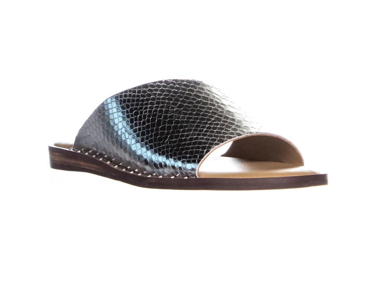 franco sarto silver flats