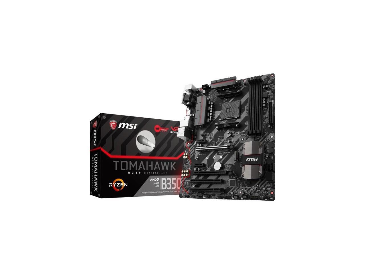 Msi b350 tomahawk поддерживаемые процессоры