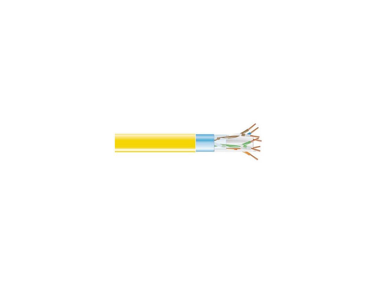 CAT6 400-MHz Shielded Solid Bulk Cable F/UTP PVC 1000-ft. 304.8-m