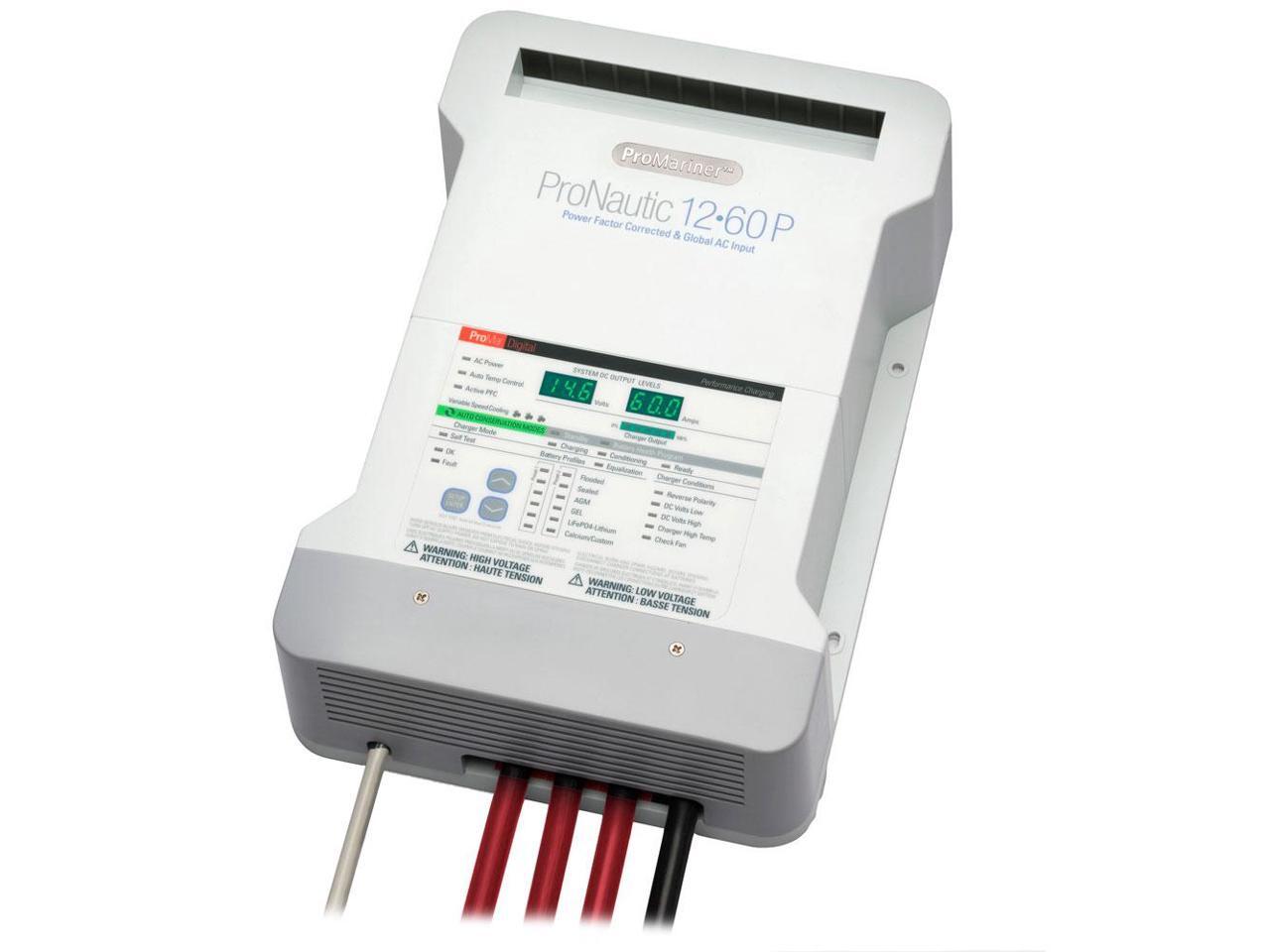 PROMARINER PRONAUTIC 1260P 60 AMP 3 BANK BATTERY CHARGER 63160 - Newegg.com
