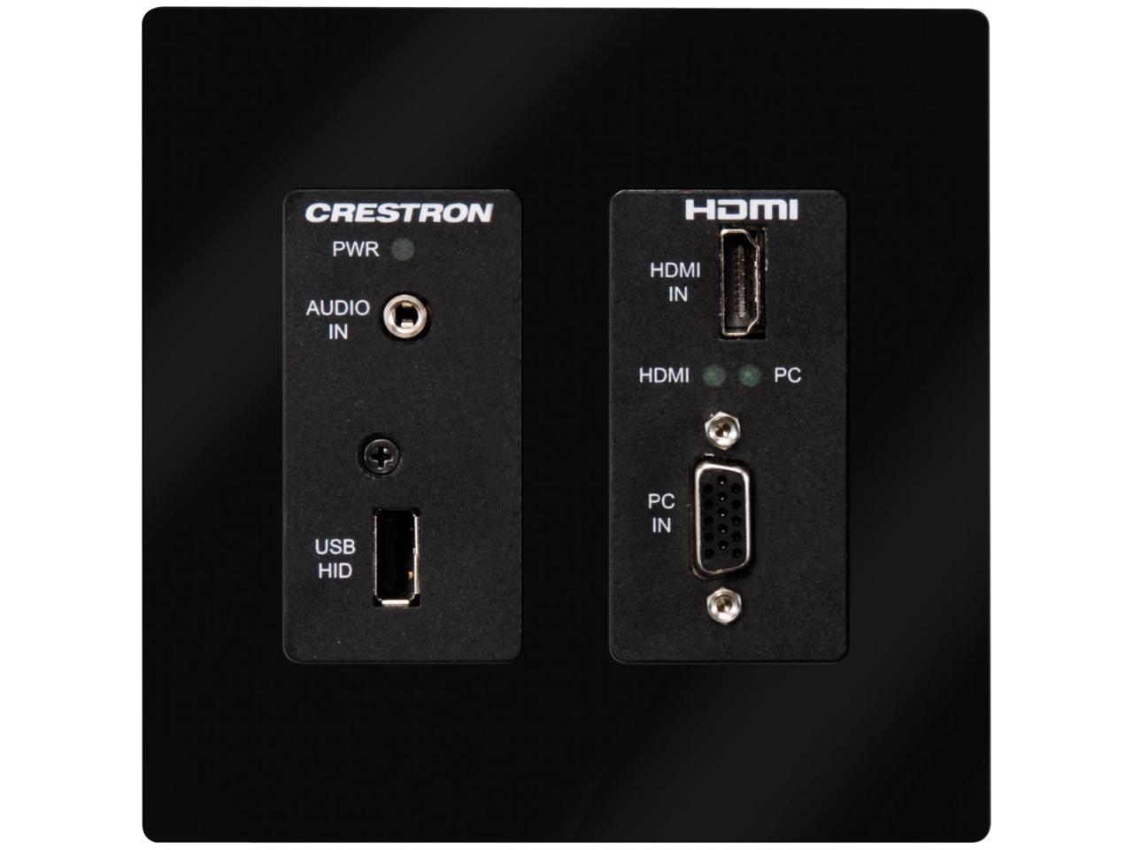 Crestron DM-TX-200-C-2G-W-T Wall Plate DigitalMedia™ CAT Transmitter 200 White 
