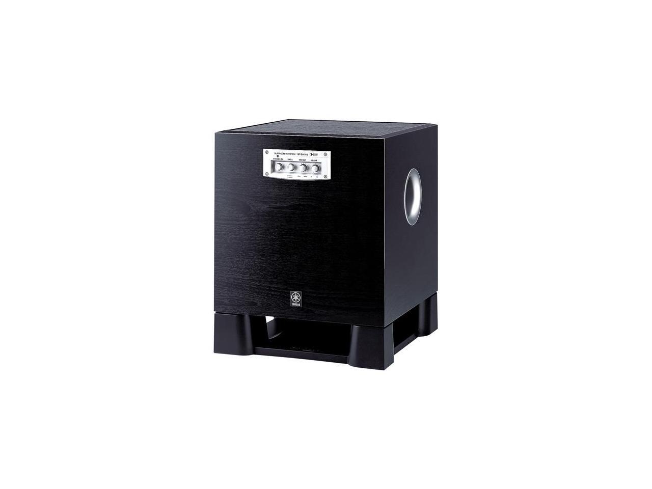 Yamaha YSTSW215PN 8" 150 Watt Powered Subwoofer, Black