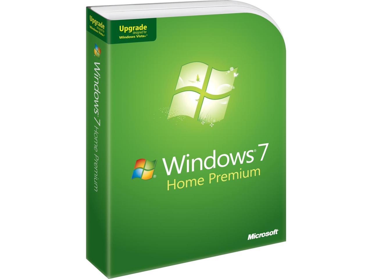 Microsoft Windows 7 Home Premium Upgrade - Newegg.com