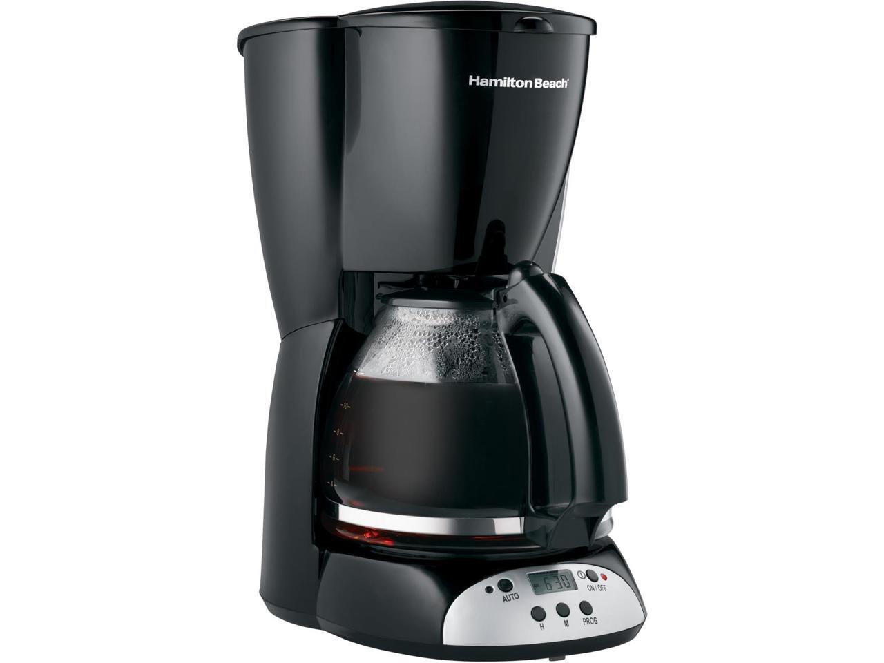Hamilton Beach 49465R Black 12 Cup Programmable Coffeemaker