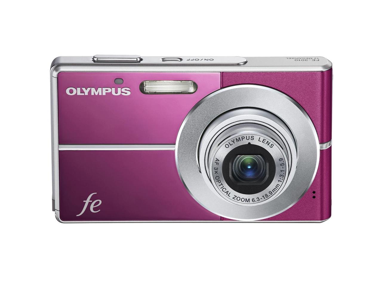 OLYMPUS FE-3010 Magenta 12.0 MP Digital Camera - Newegg.com