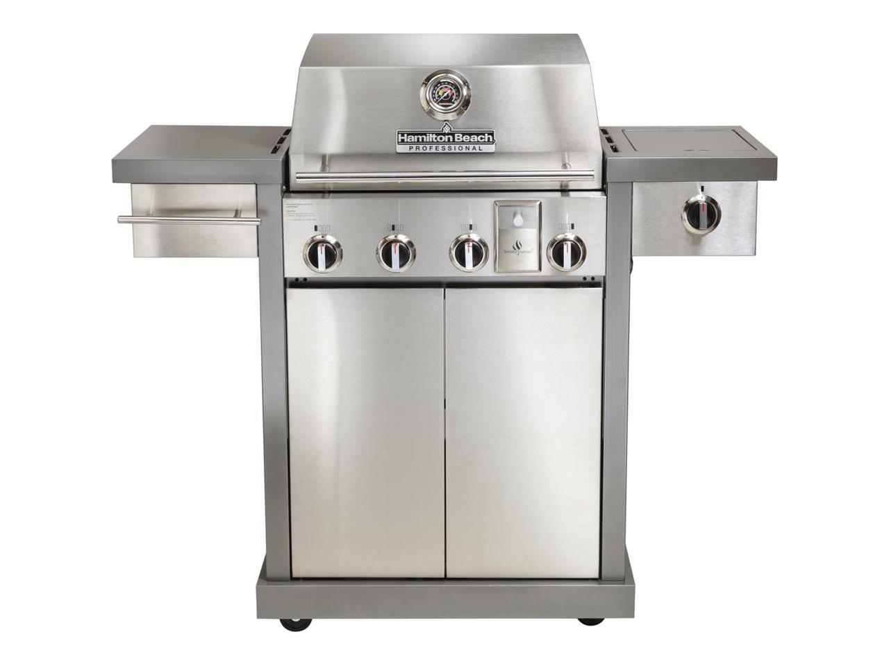 Hamilton Beach GrillStation 5 Burner Gas Grill Stainless Steel