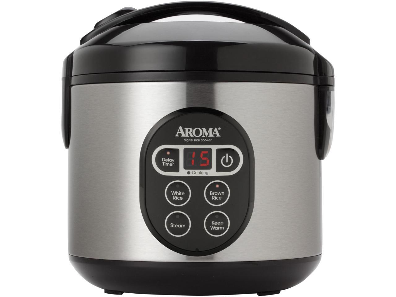 aroma digital rice cooker steaming instructions