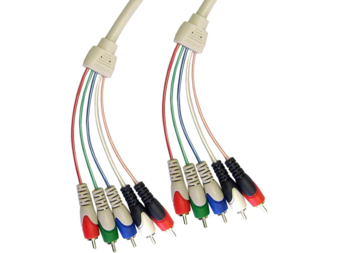 Cable Wholesale 5-RCA Video/Audio Component Mini Cable - 6 ft - Newegg.com