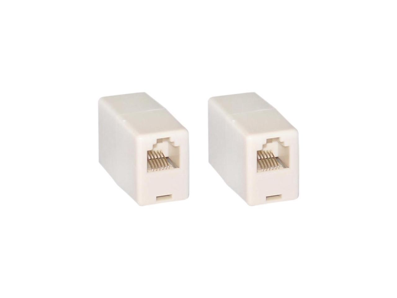 Cable Wholesale RJ11 / RJ12 6P6C Reverse Telephone Inline Coupler