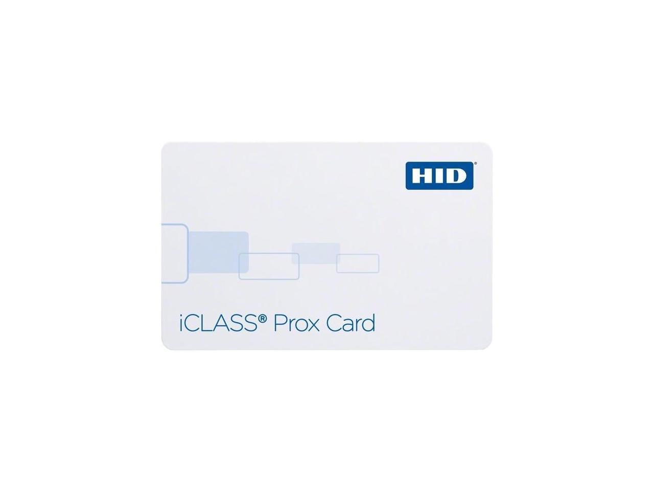NEW HID iCLASS SE 13.56 MHz CONTACTLESS PROX KEY PVC IOD-CG-06482 U100013 CARD 