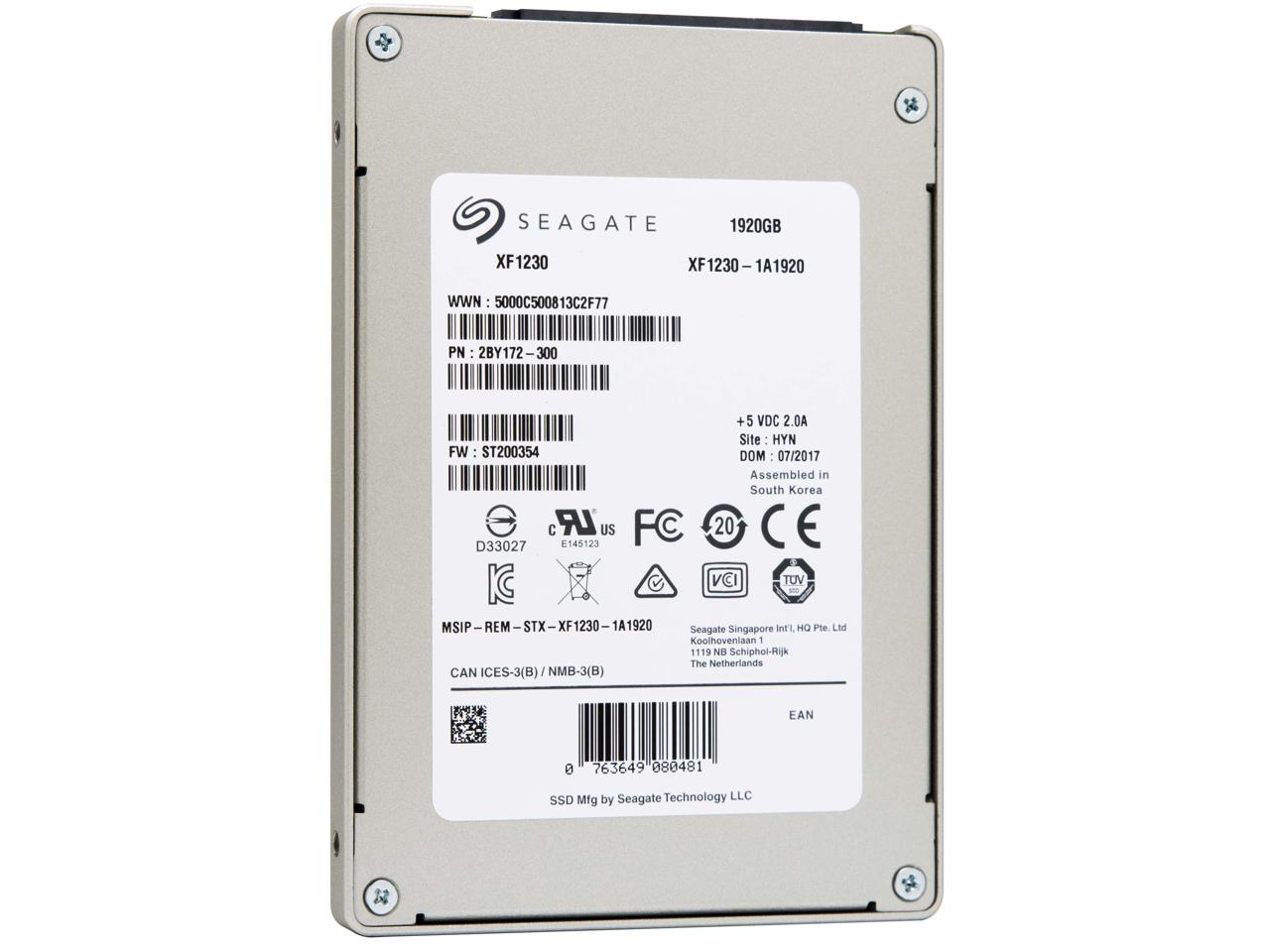 Seagate Nytro XF1230-1A1920 1920GB eMLC SATA 6Gb/s 2.5-Inch 7mm SSD