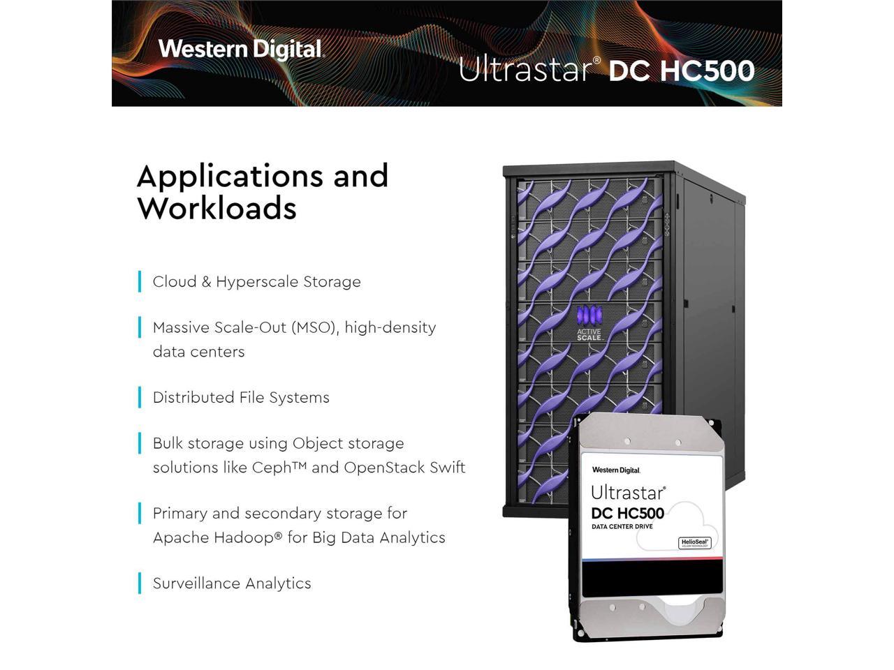 HGST WD Ultrastar DC HC510 8TB SATA 6Gb/s 3.5-Inch Enterprise HDD
