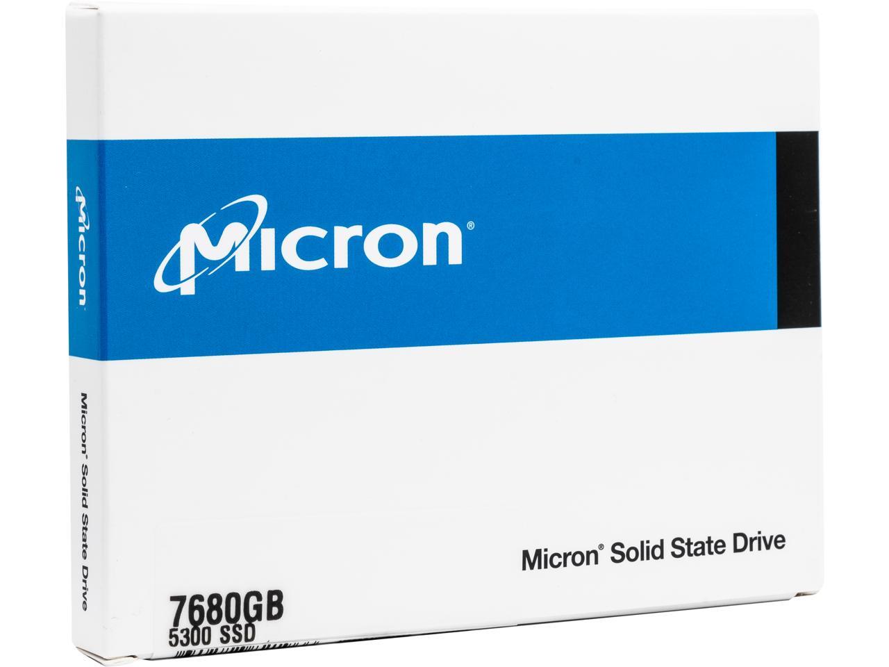 Micron 5300 Pro 7.68TB SATA 6Gb/s 2.5" Enterprise SSD (MTFDDAK7T6TDS ...