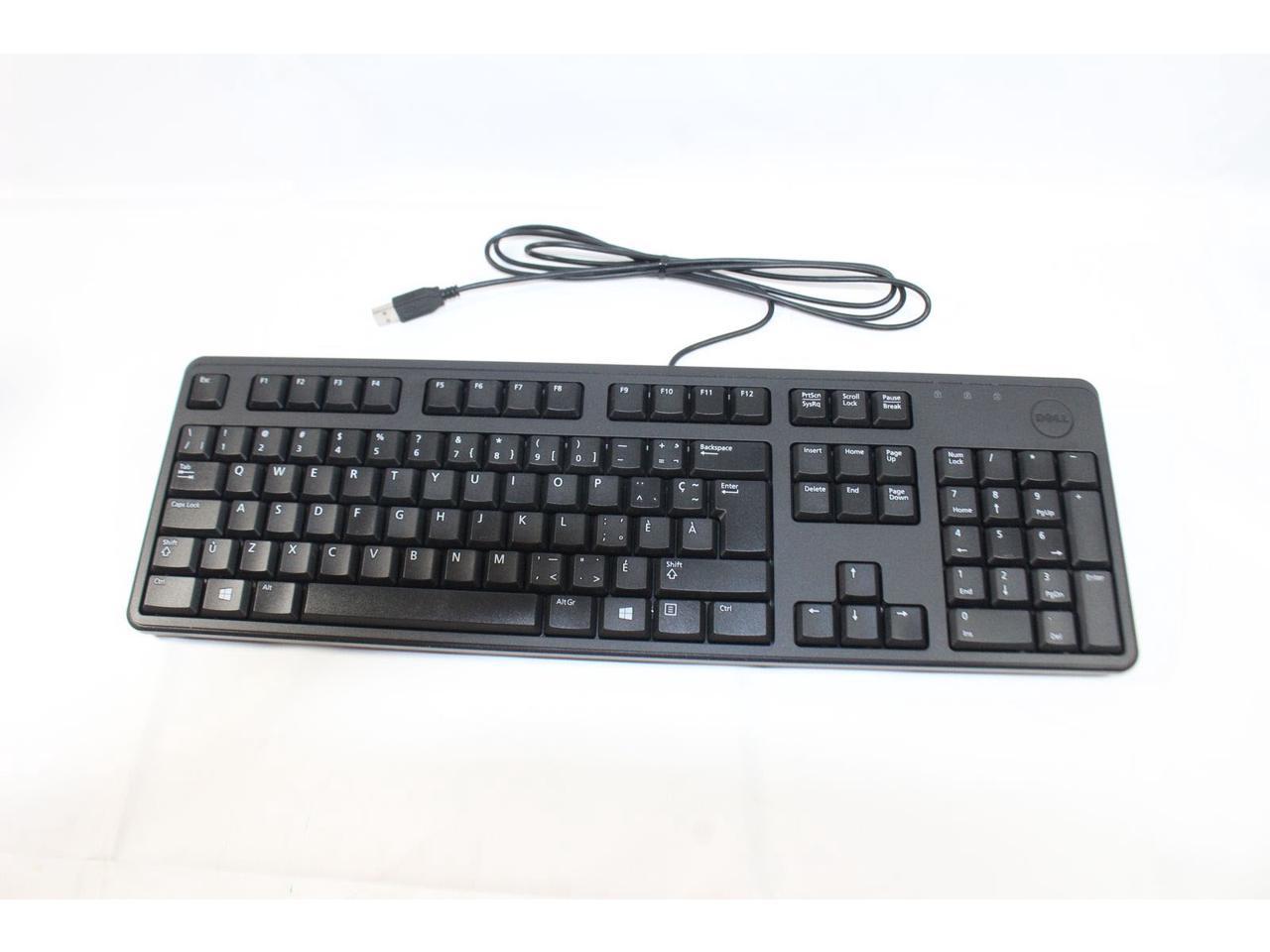 New Dell Kb212 B Canadian Multilingual Black Usb Keyboard Dj484 0dj484