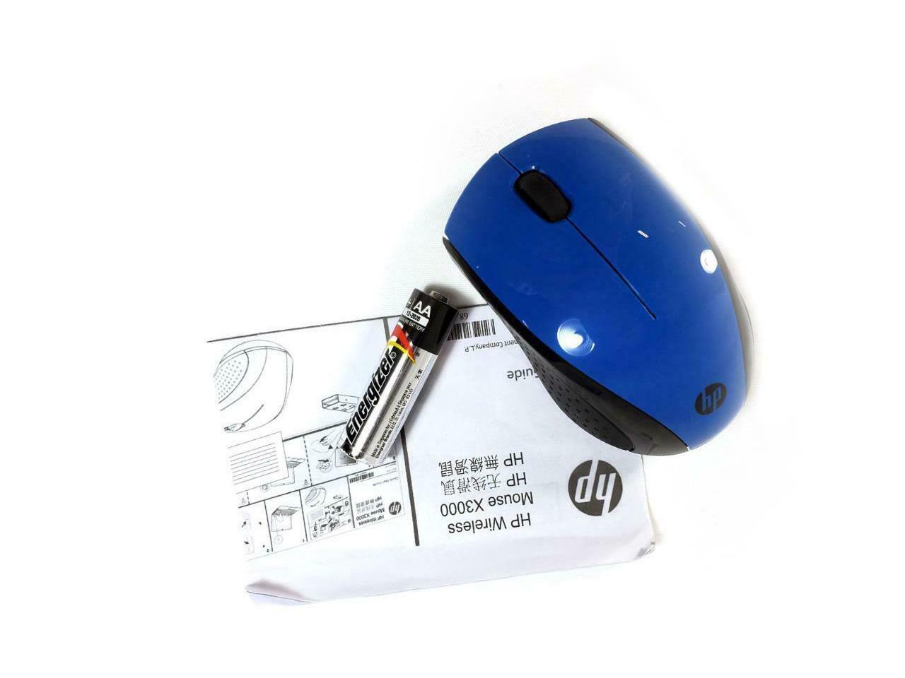 hp wireless mouse x3000 install battery