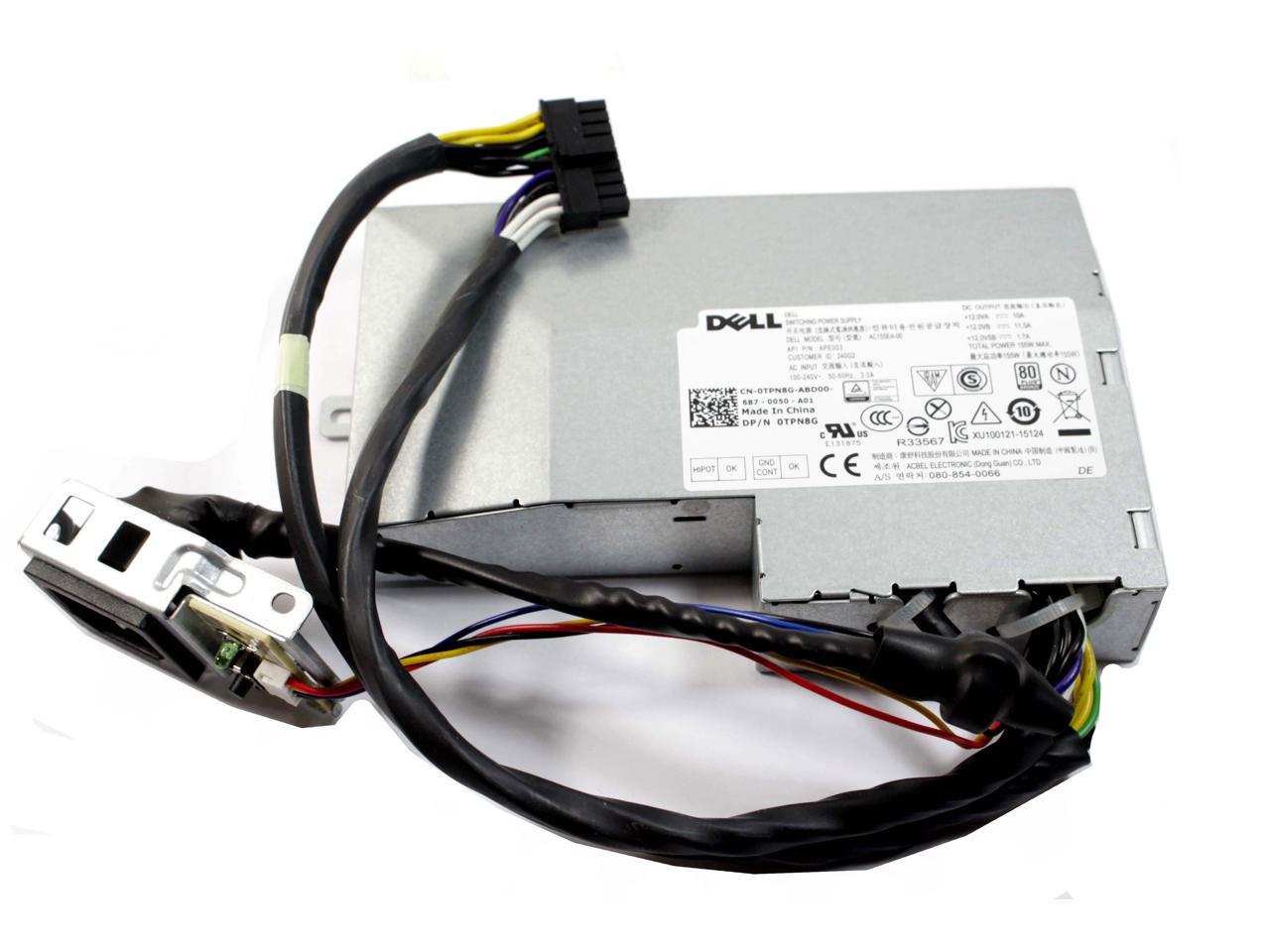 155W Power Supply 3240 7440 Series H155EA-00 143FN for Dell  AIO Optiplex 18pin 
