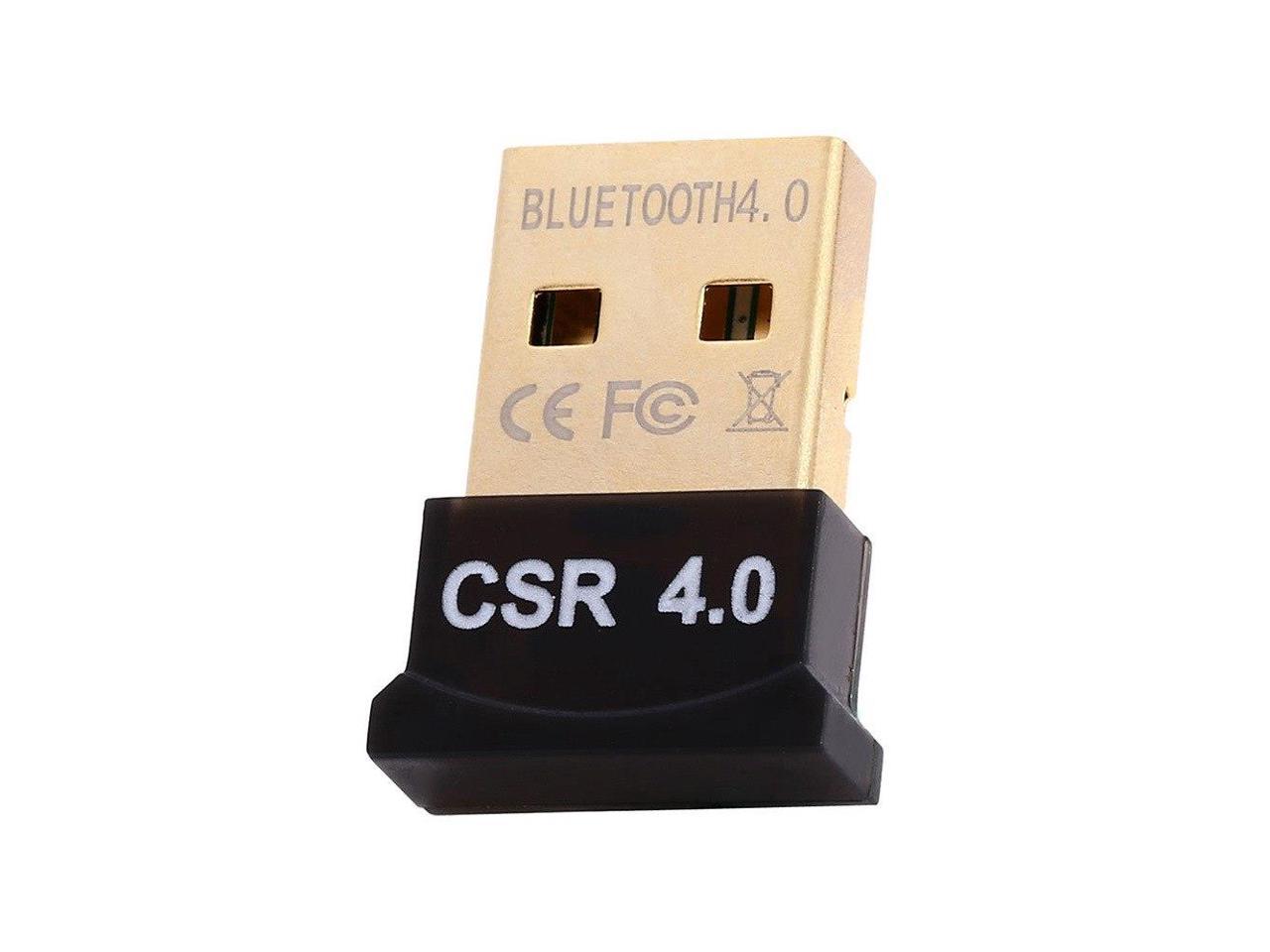 USB Bluetooth V4.0 CSR Wireless Dongle Adapter for Windows 7 8 10 PC Laptop New 