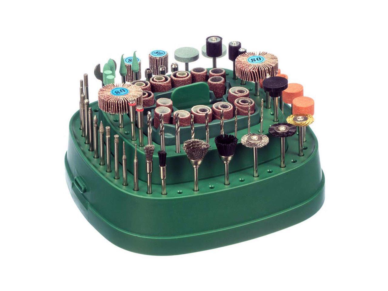 Universal Tool 276 Pc Rotary Tool Accessories Kit on Revolving Stand