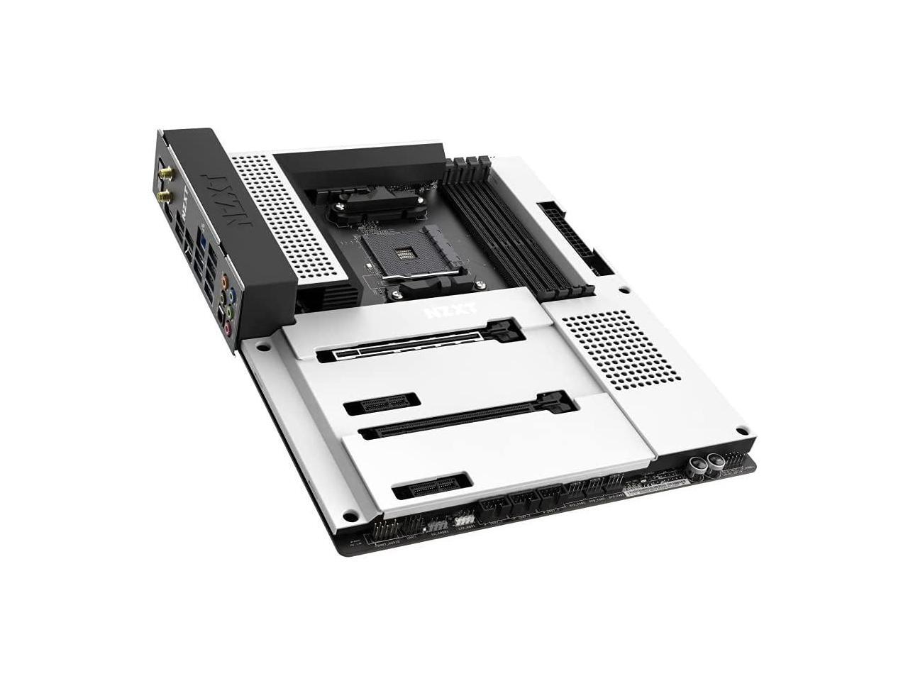 Refurbished NZXT B550 White AMD Socket B550 AM4 ATX M.2 Desktop Motherboard A