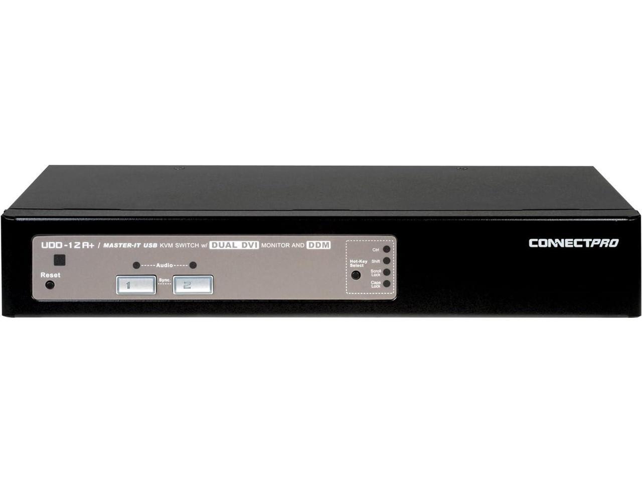 ConnectPRO Master-IT UDD-12A + KIT - KVM/Audio Switch - 2 Ports 