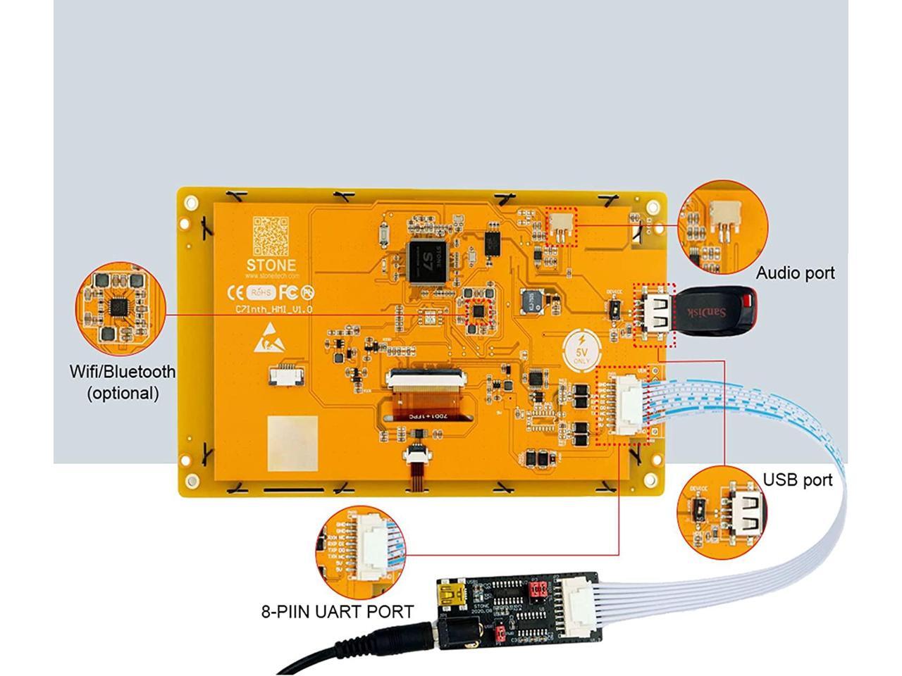 uart tft lcd price