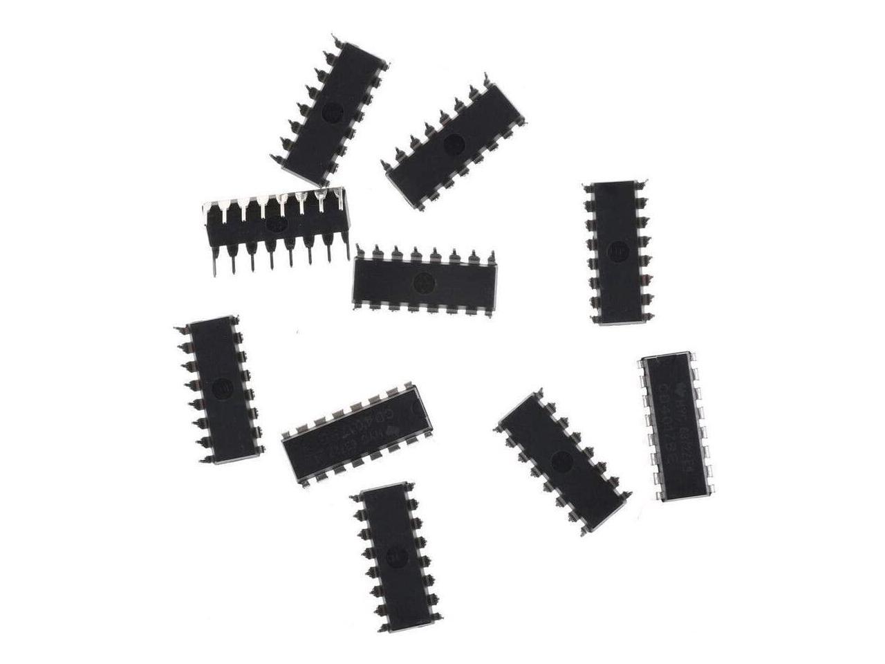 10/20 PCS CD4017 CD4017BE 4017 Decade Counter Decimal Counter IC DIP-16 BBC 
