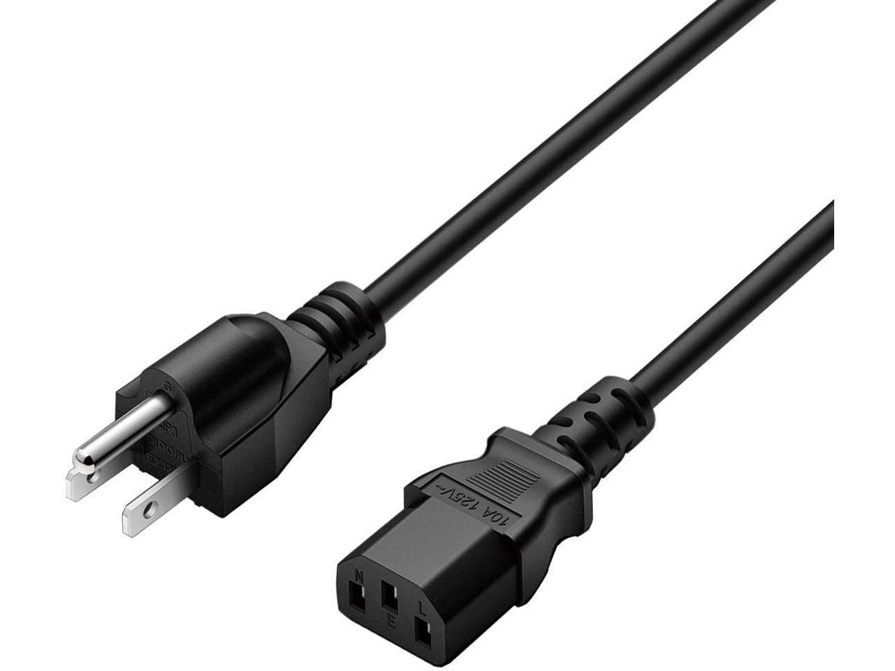 UL Listed Universal 3 Prong Power Cord Cable Fit for Lenovo IdeaCentre ...