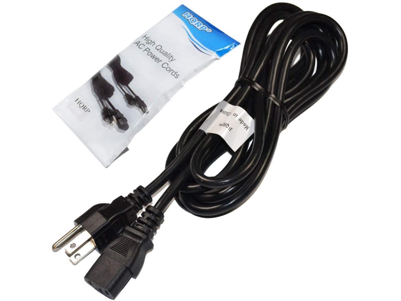 HQRP 10ft AC Power Cord fits HITACHI 42HDS52A 42HDS69 42HDT20 42HDT50