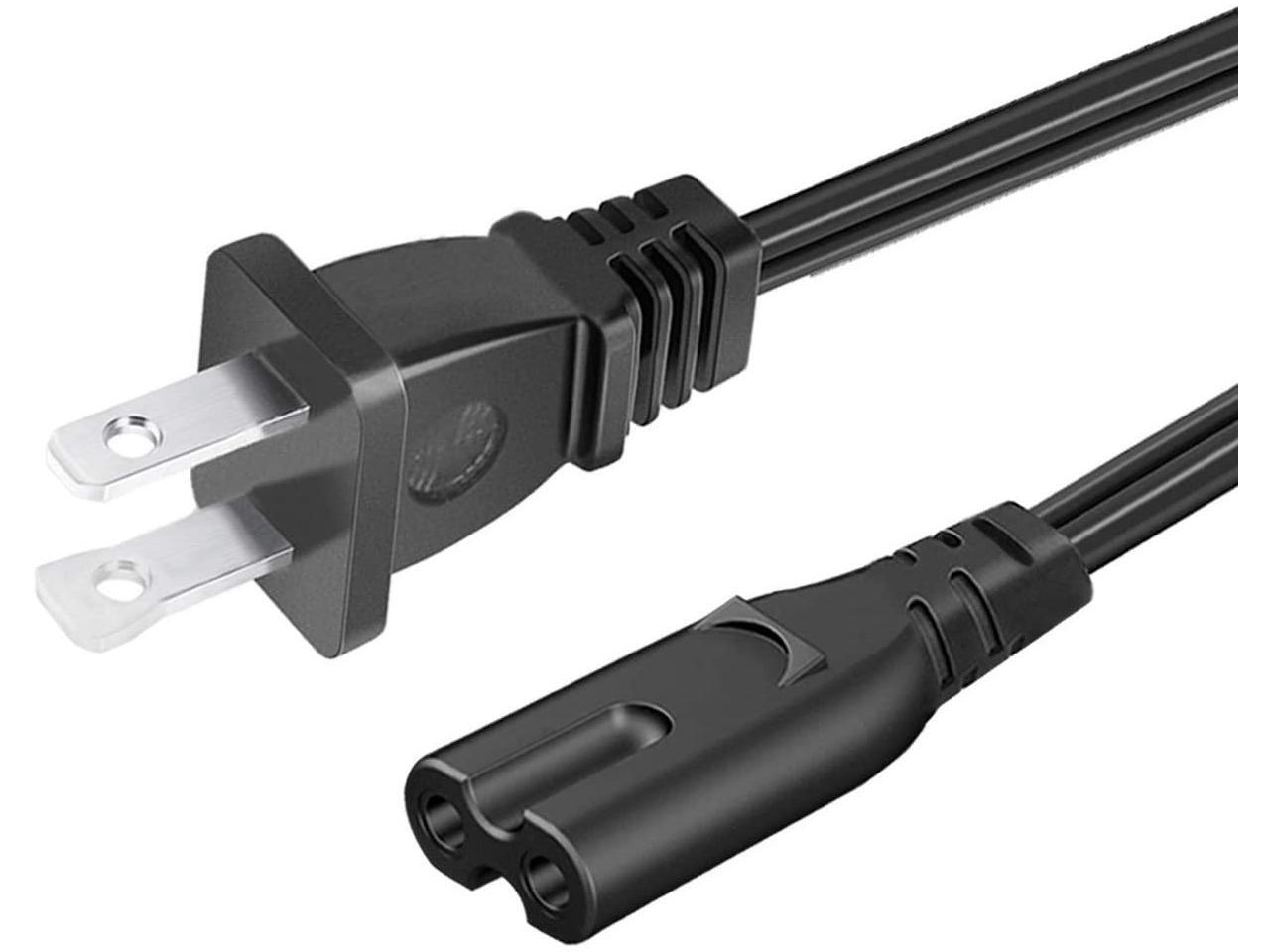 UL Listed 8.2ft 2 Prong Power Cord for Roomba Integrated Home Base