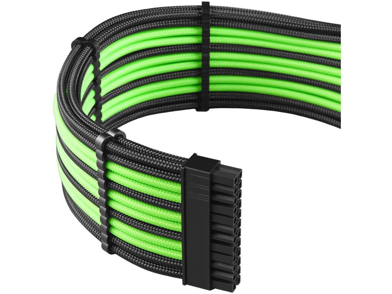 CableMod ESeries Pro ModMesh Sleeved Cable Kit for EVGA G5 / G3 / G2 / P2 / T2 (Black + Light