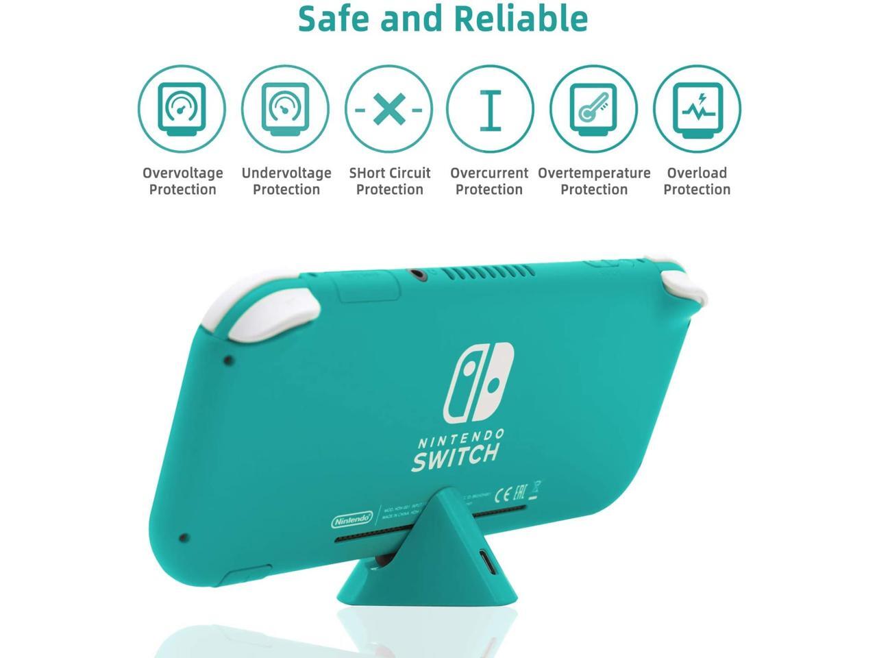 Portable Charging Dock for Nintendo Switch Lite and Nintendo Switch