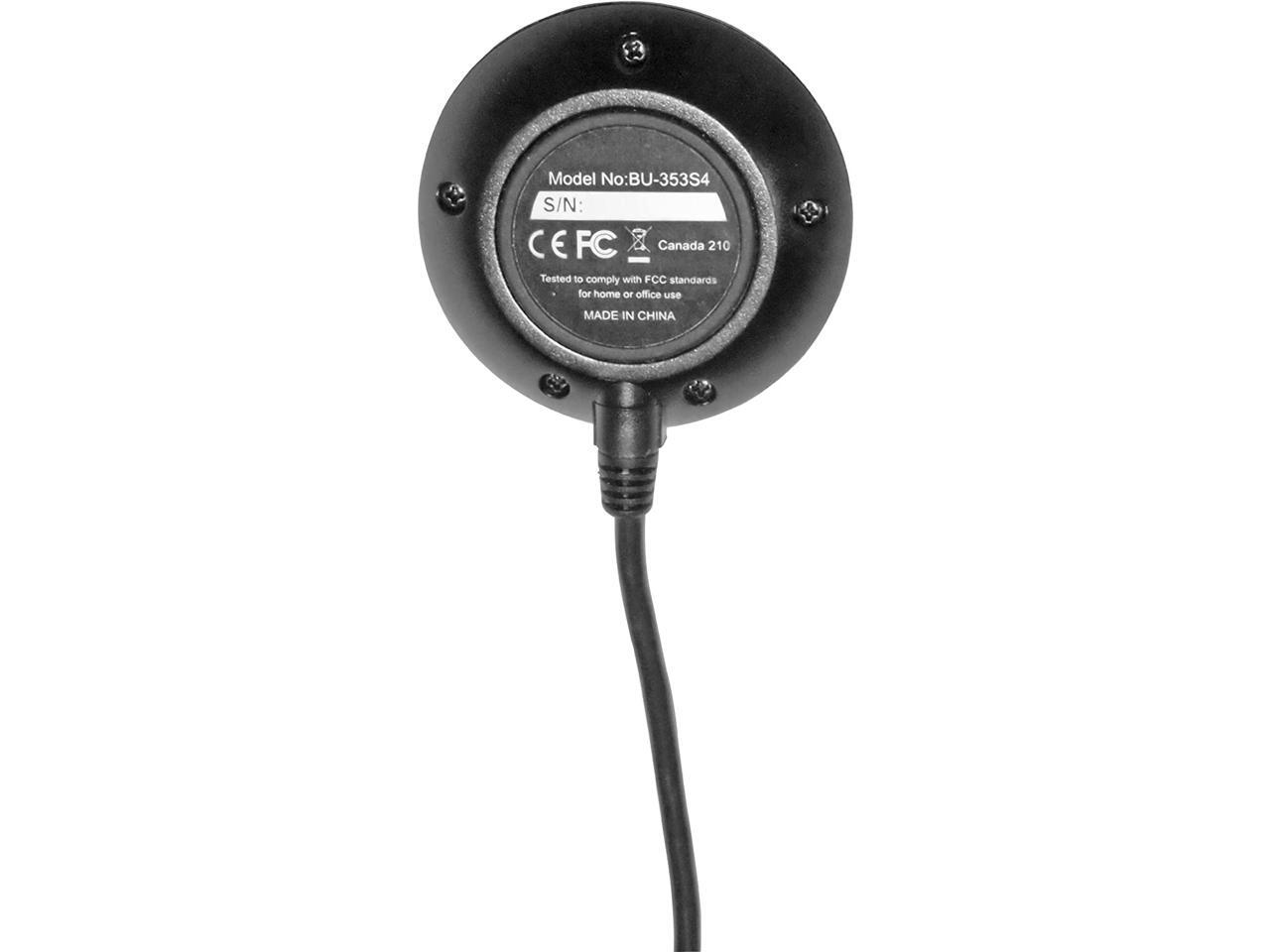 GlobalSat BU353S4 USB GPS Receiver (Black)