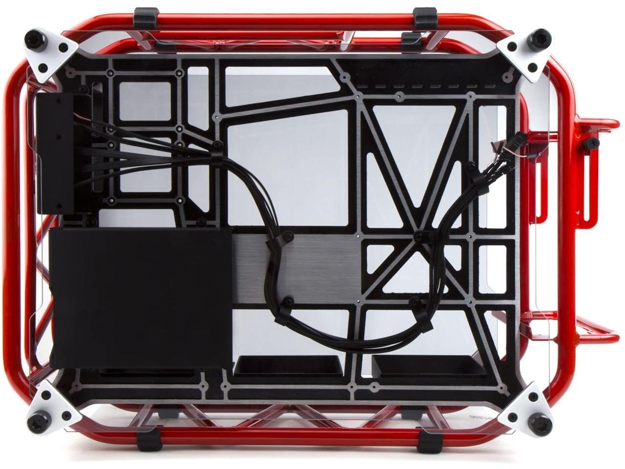 In Win Signature Motorcycle Steel Tube ATX Computer Case Cases D-Frame Red Red