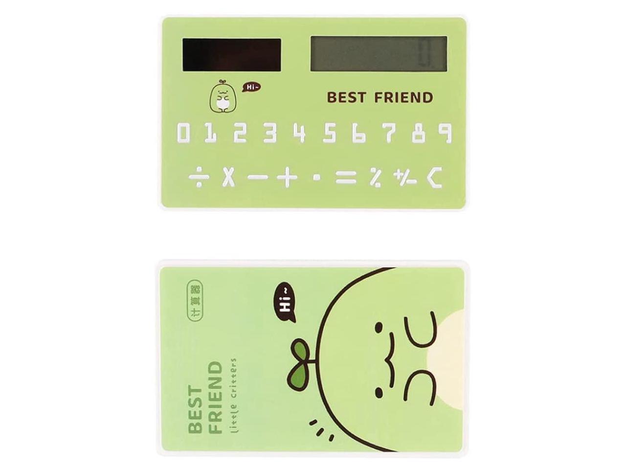 Mini Pocket 8 Digits Electric Calculator Student Kids School Stationery Gift Con