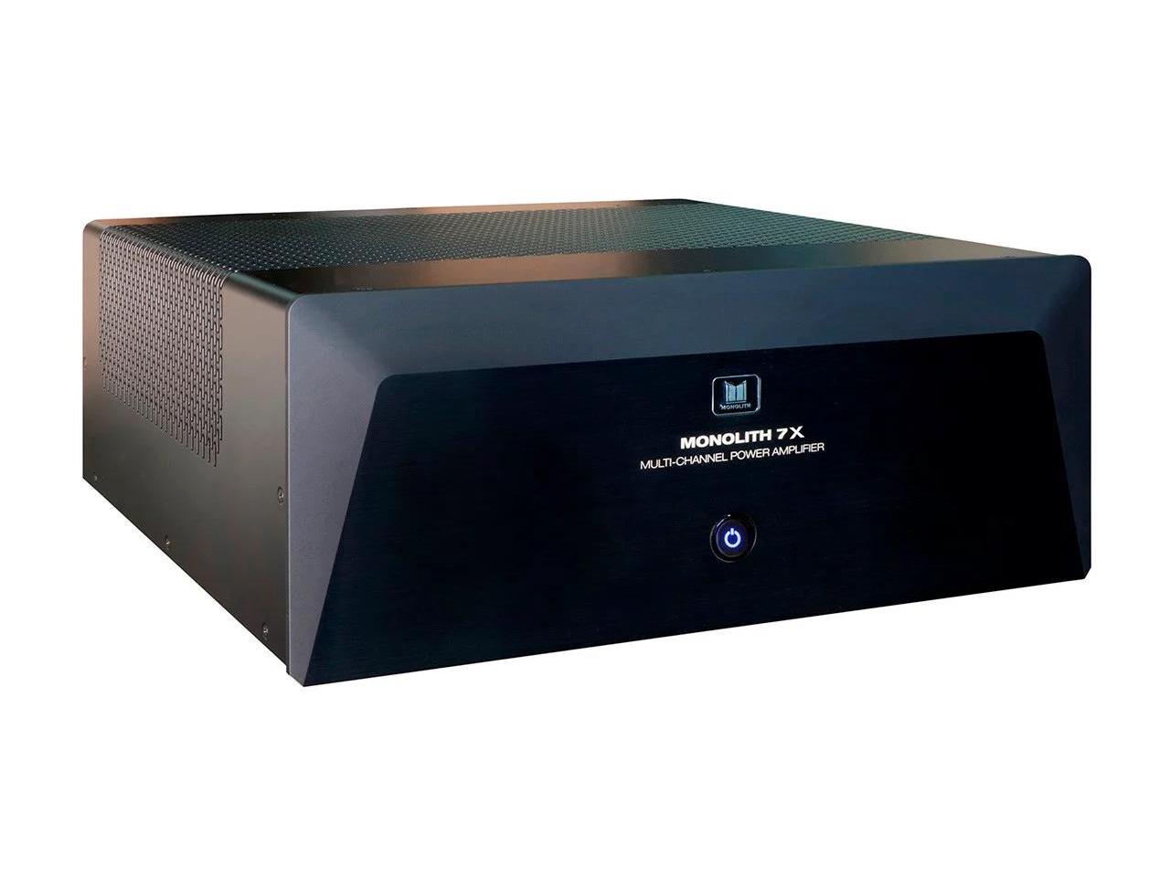 Monoprice Monolith Multi-Channel Power Amplifier - Black With 7x200 ...