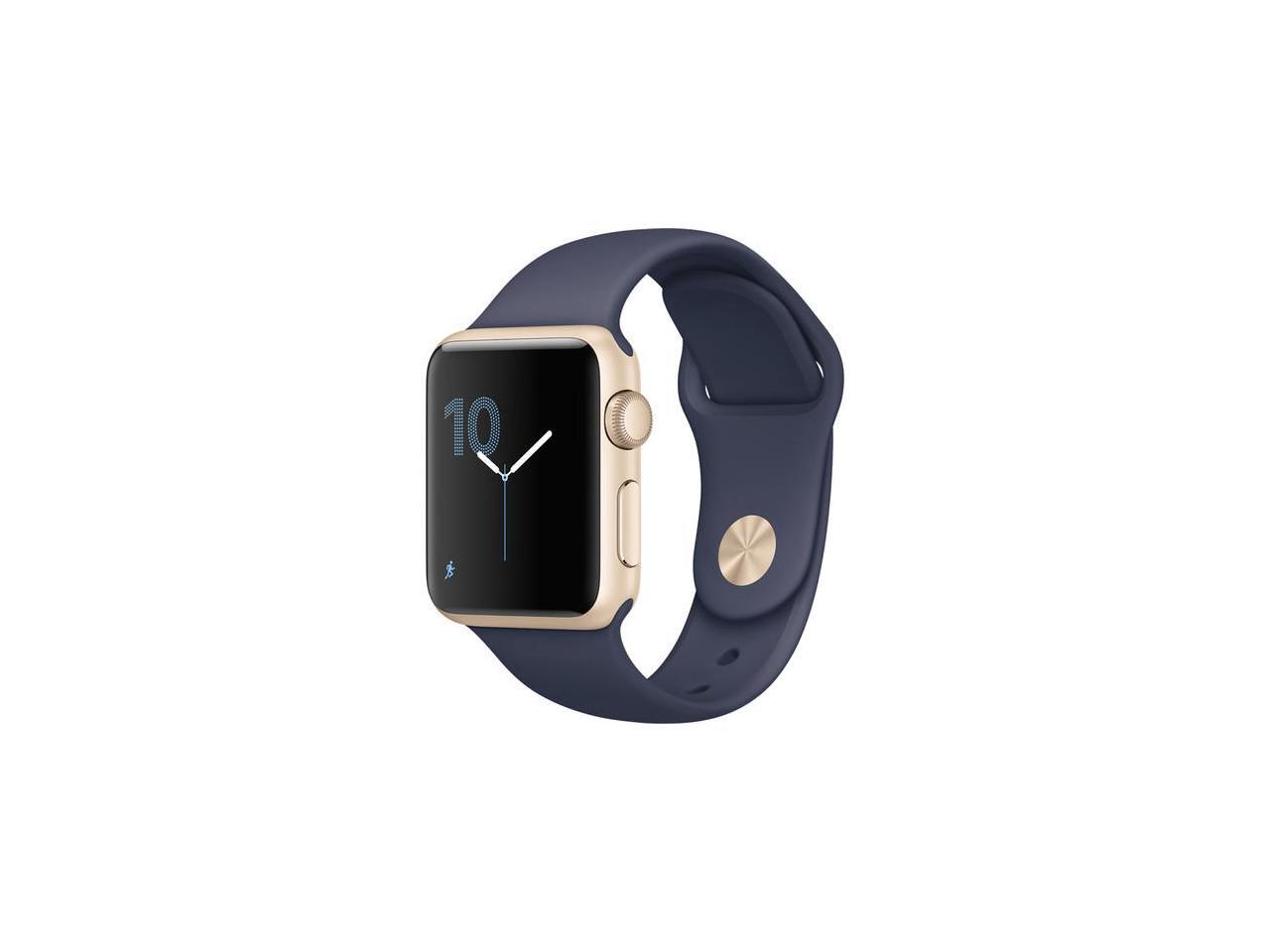 apple watch series 2 gold midnight blue