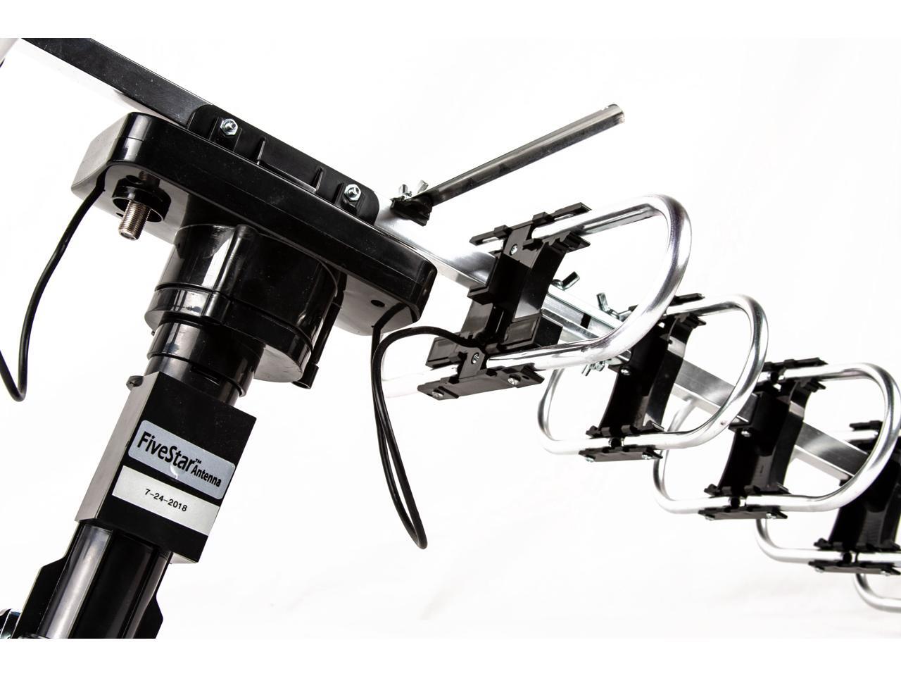 FSA3806 Outdoor 4K HDTV Antenna Up to 200 Mile with Motorized 360