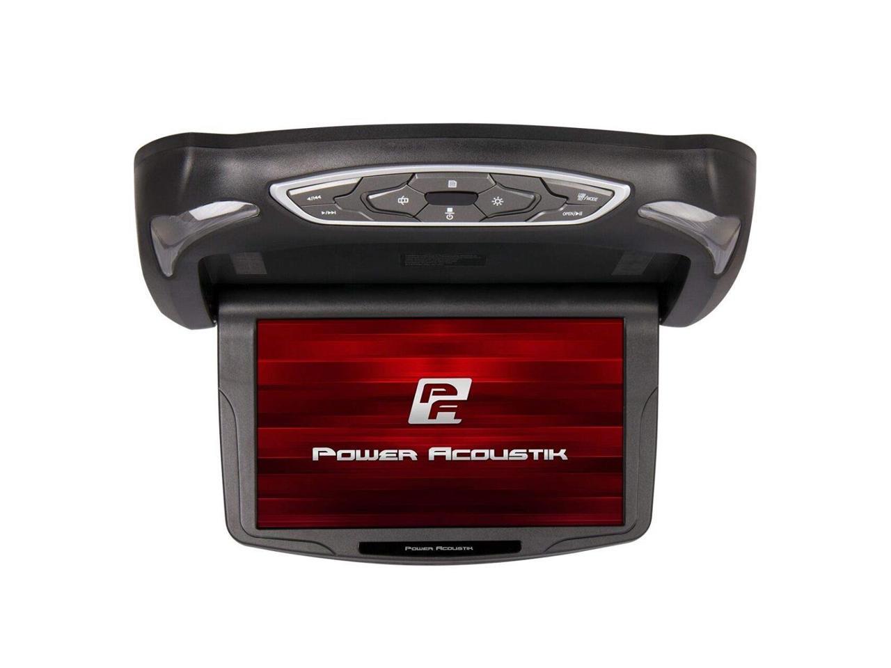 Power Acoustik 7" Headrest Monitor 3 Color Skins Dual Channel Ir 9.25In