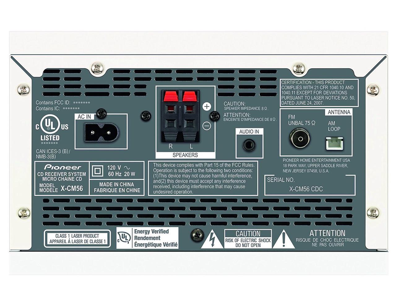 pioneer xcm56b