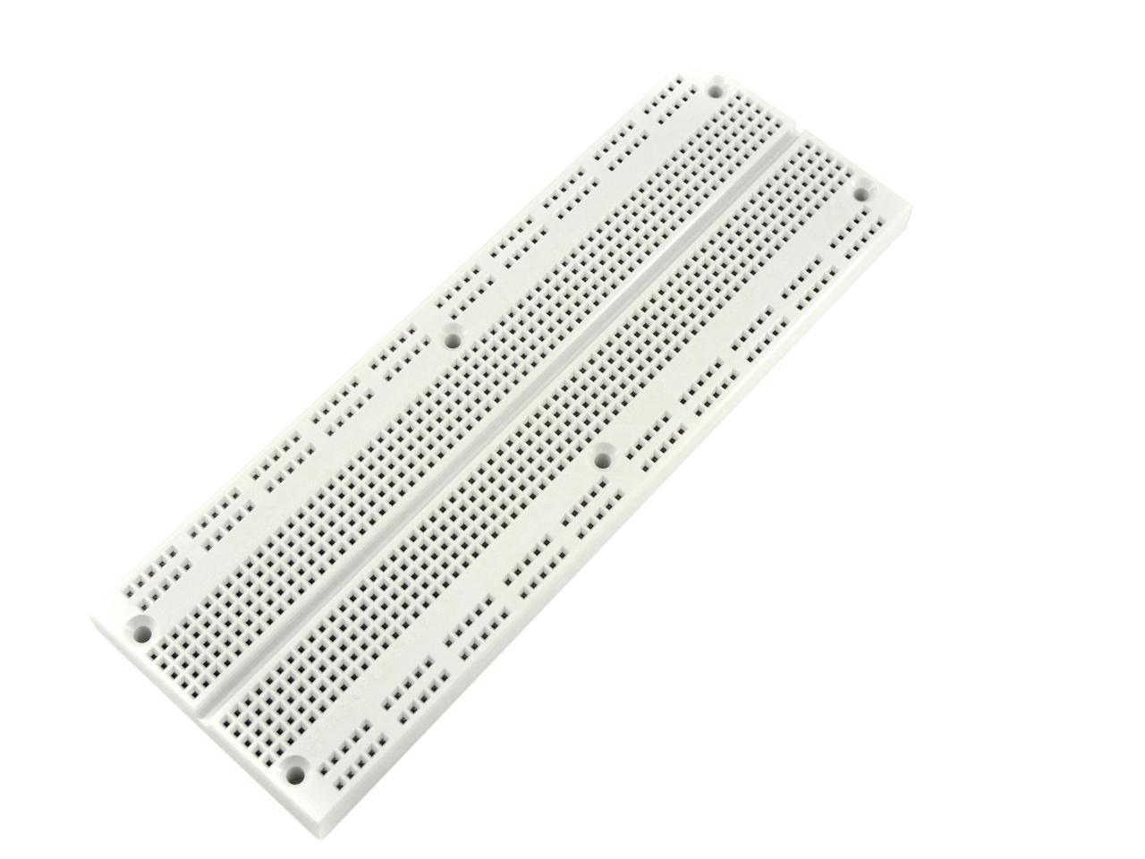 Solderless Breadboard with 840 Tie Points - 165 x 56 x 8.5mm - Newegg.com