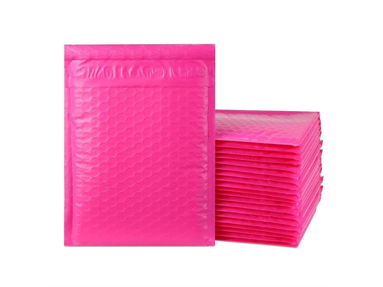 21,6 x 30,5 cm de couleur ROSE VIF autoadhésives Poly enveloppes à bulles rembourré dexpédition total 25 sacs iMBAPrice 25-pack # 2  