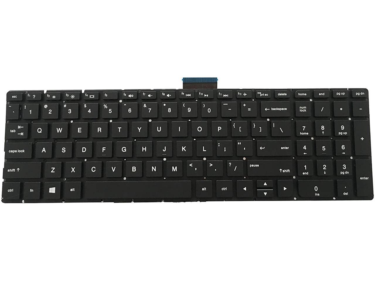 Laptop Replacement Keyboard Fit HP Pavilion 15-AB125NR 15-AB020NR 15-AB153NR 15-AB157NR 15-AB161NR US Layout No Backlight 
