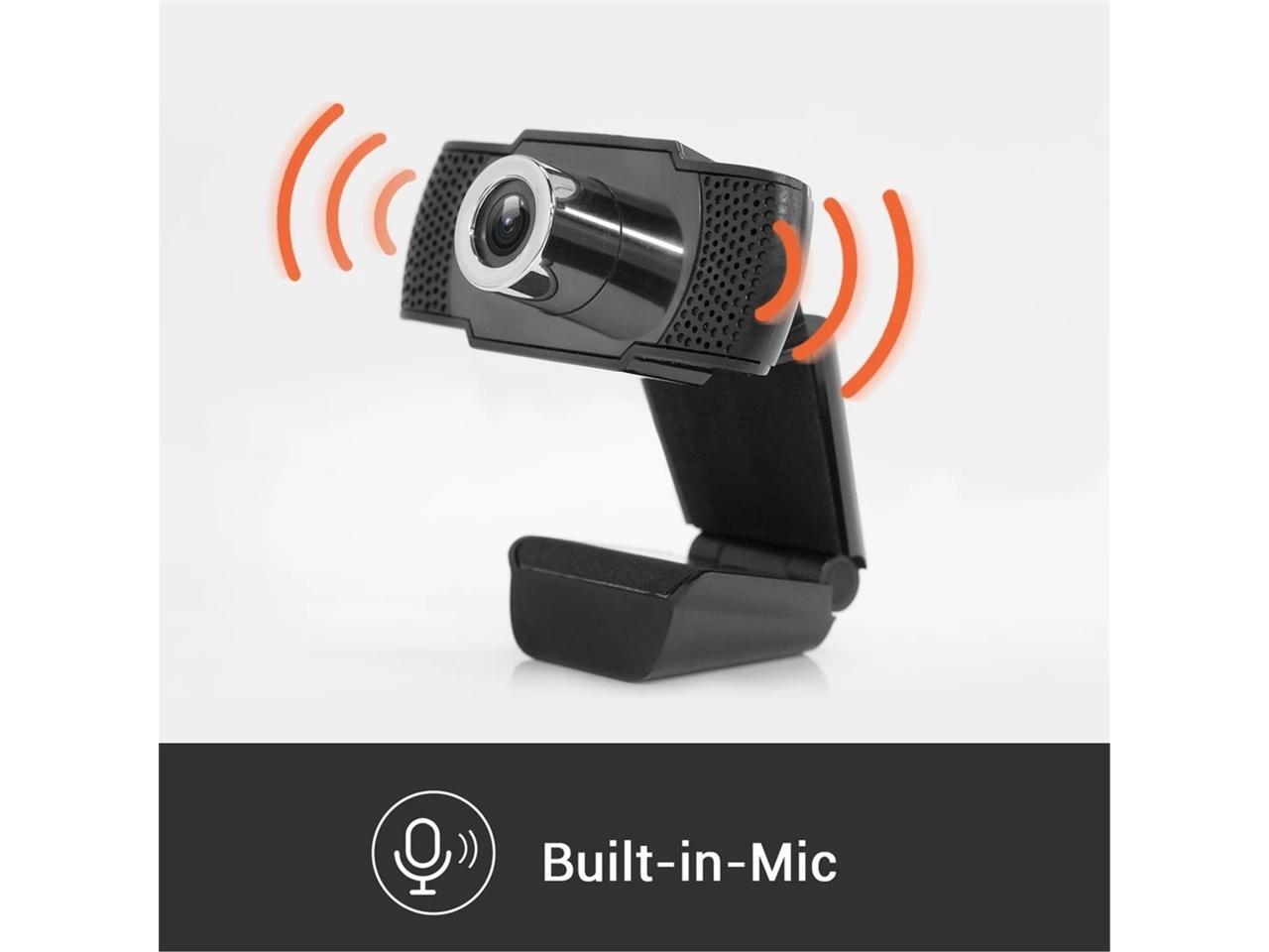 Ultimo H812 2MP 1920x1080 USB 2.0 Webcam, Black - Newegg.com
