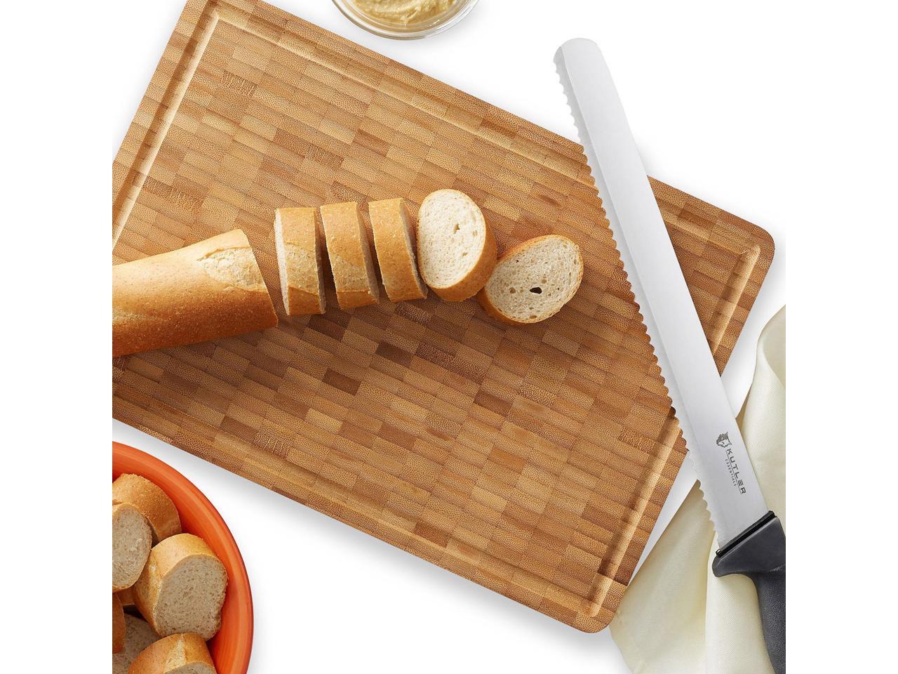 KUTLER Professional 14Inch Bread Knife and Cake Slicer with Serrated