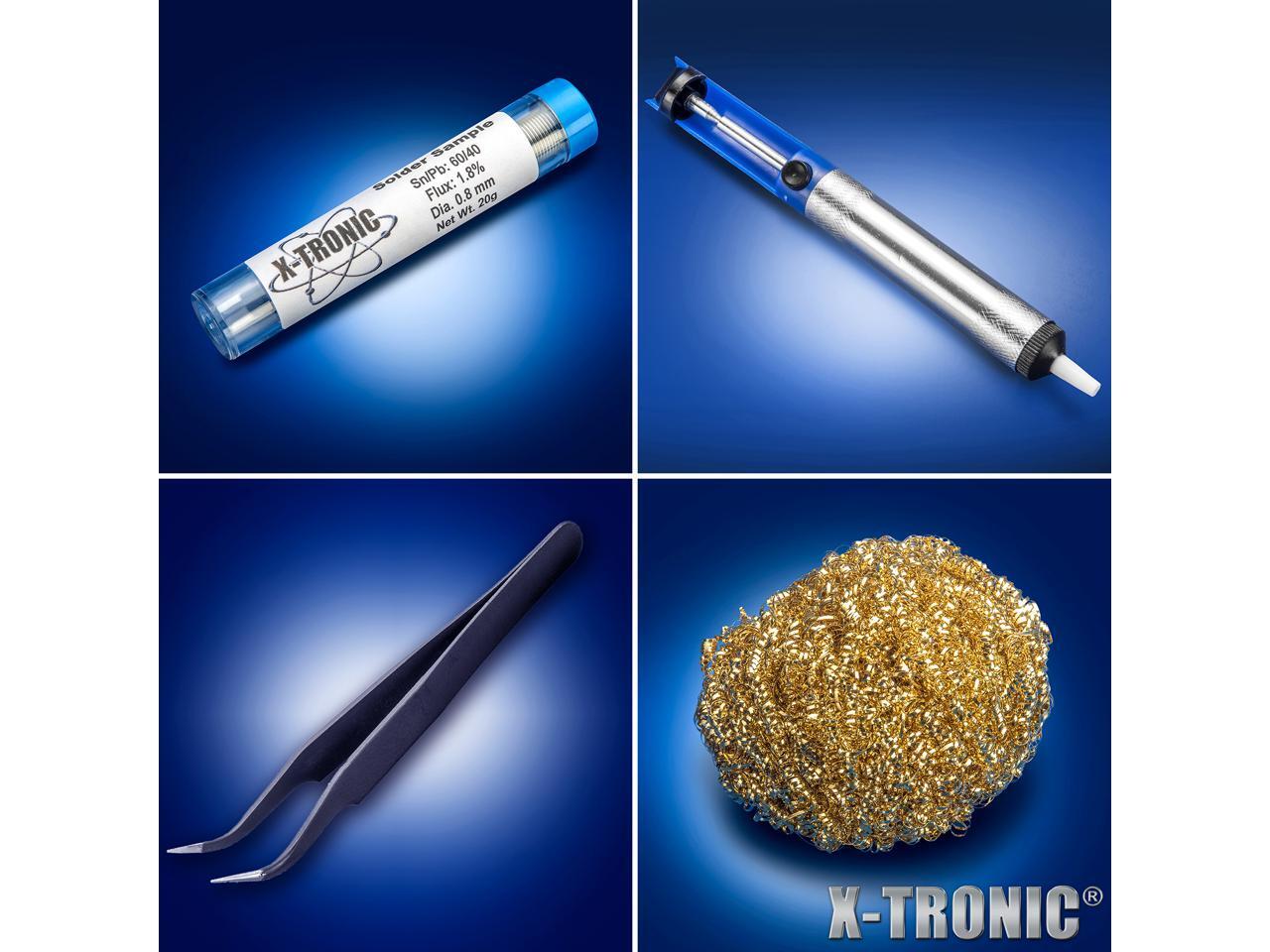X Tronic 4010 Pro X Professional Edition 75 Watt Soldering Iron Station With Pid Technology Features A Calibration Func 0 30 Minute Sleep Func C F Func Unit Lock Func And 3 Temperature Presets Newegg Com