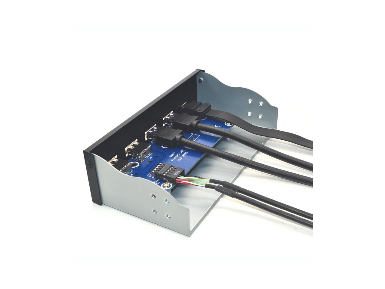 5 Port USB Front Panel (1x USB 3.1 Gen2 TypeC + 2x USB 3.0 + 2x USB 2.