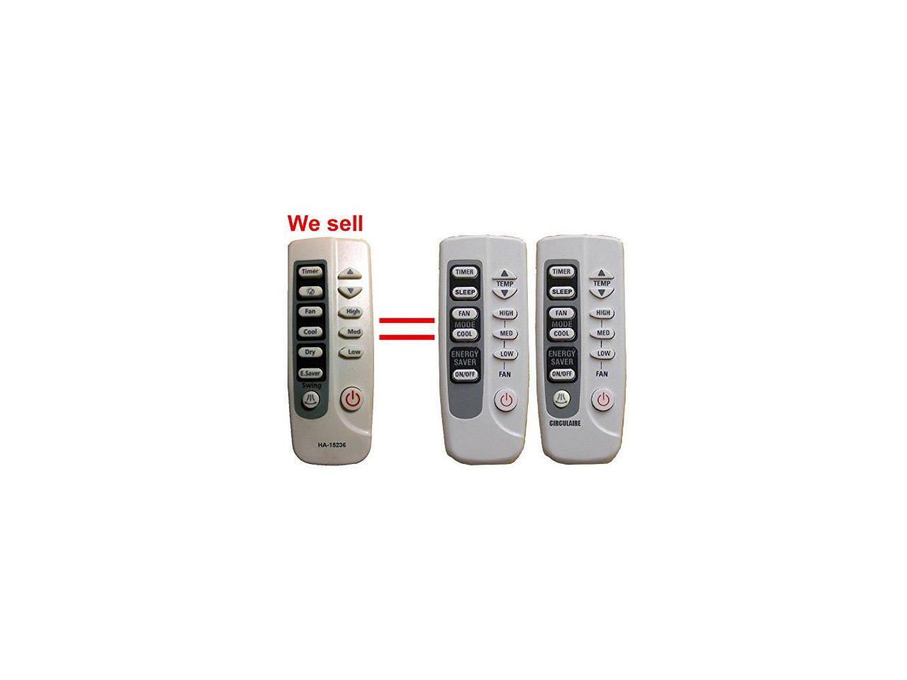 HA15236 Replacement GE Air Conditioner Remote Control Model Number ARC